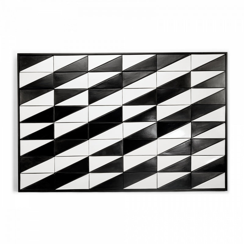 Tejo Black & White Tiles Panel